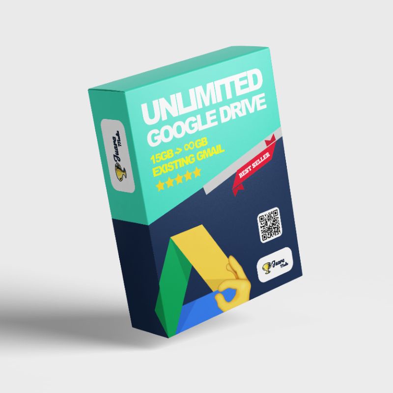 Unlimited Google Drive Storage | Existing Gmail | 15GB -> ∞ GB | Shared Team Drive | [Juara Media]