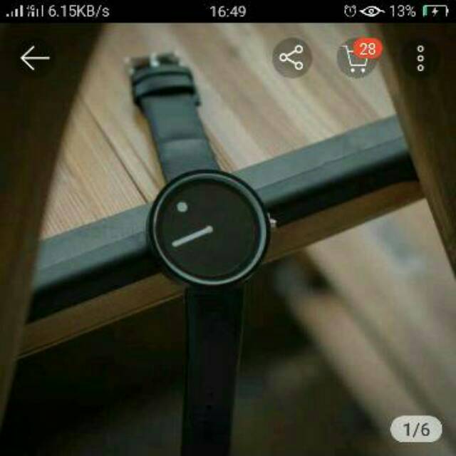 Jam tangan Watchlah full black