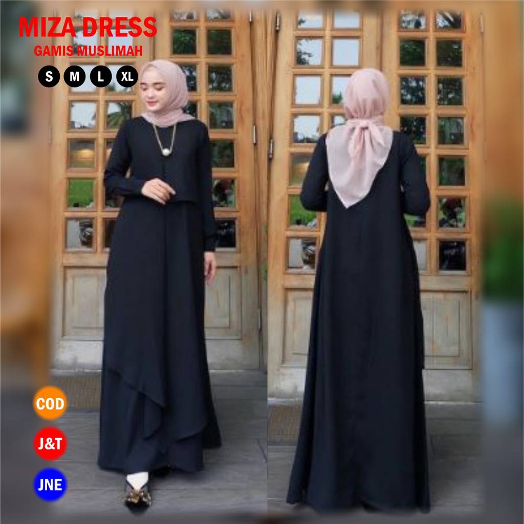 Gamis | Baju Muslimah Miza Dress | S | M | L | XL |