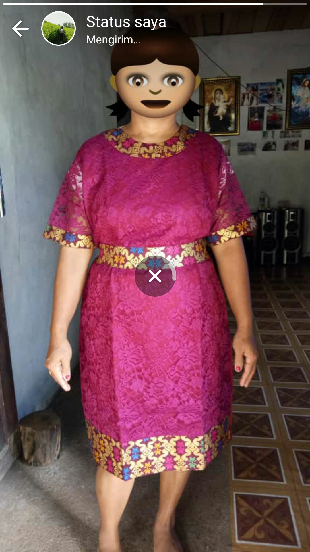 Couple Keluarga Dress Batik Solo Asli Mix Brokat Mama Papa Anak Dijual Terpisah M L Xl Xxl 4l 5l