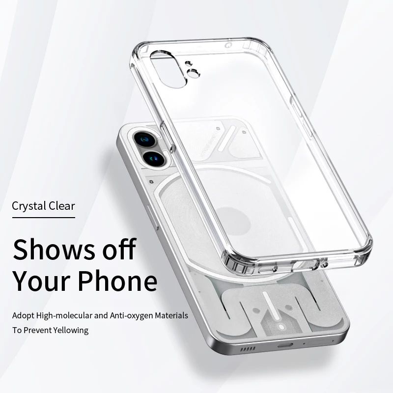 Case Nothing Phone (1) Crystal Clear Hybrid Casing Transparan