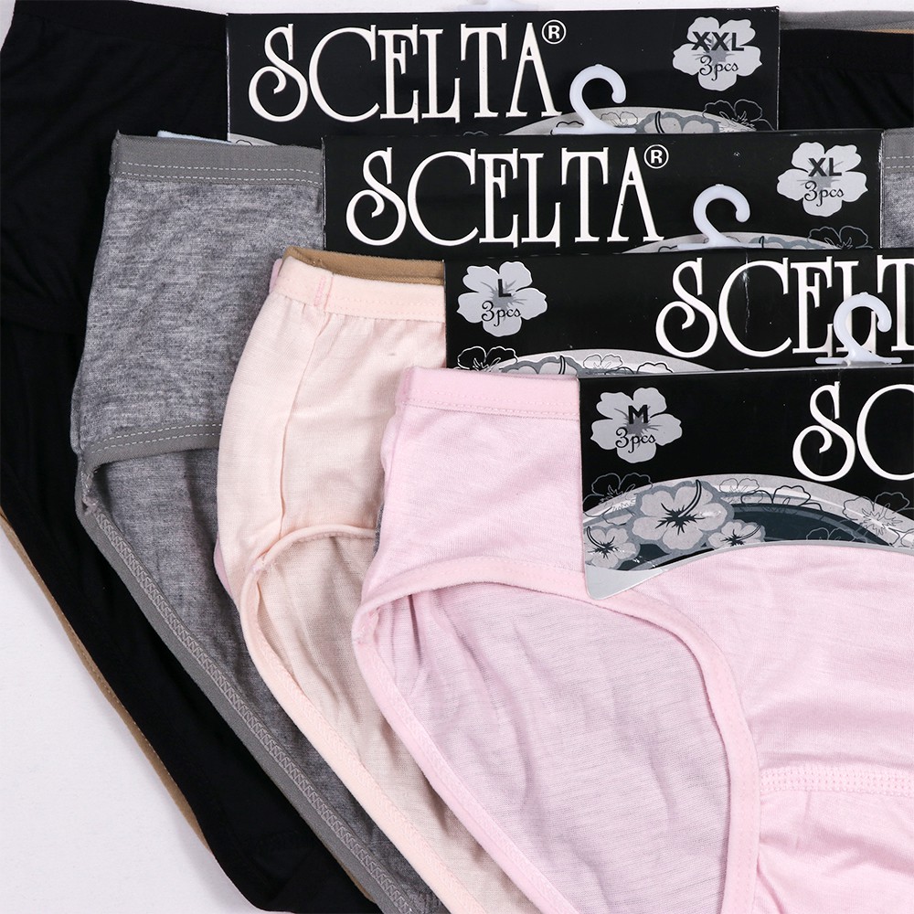 Scelta - 3Pcs Celana Dalam Wanita Basic Cd Paket Sc Sae 038 thumbnail 3