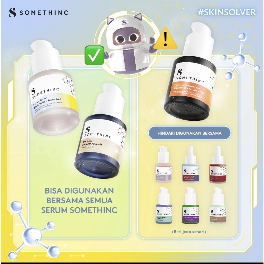 SOMETHINC Dark Spot Reducer Ampoule - 2x Power Samarkan Bekas Jerawat 20ml