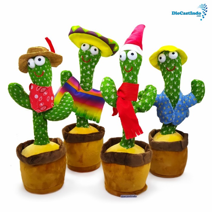 Mainan Anak - Boneka Kaktus Goyang Joget Cactus Dance