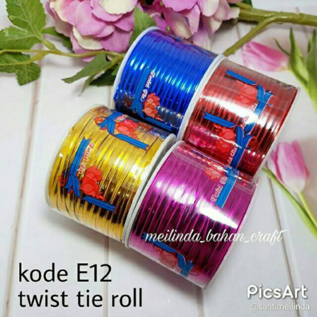 

Twist tie roll. Untuk ikatan souvenir atau.kebutuhan lainnya