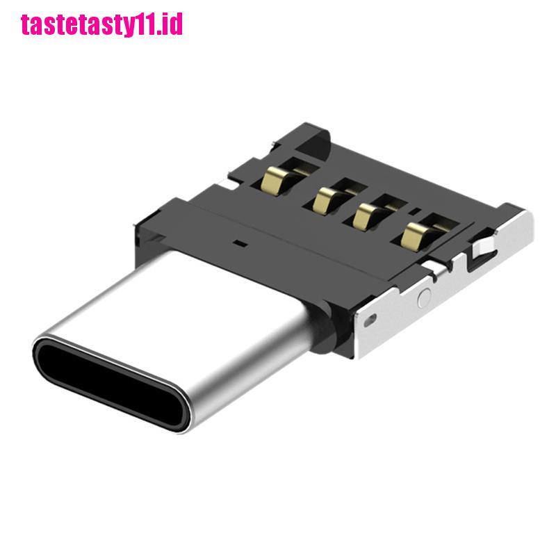 Adapter Konverter OTG USB-C 3.1 Tipe C Male Ke USB Female