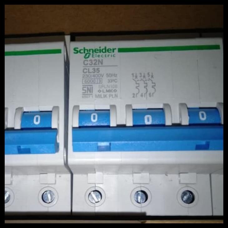 Mcb Pln 3Phase 35A Schneider Ori Kode 6