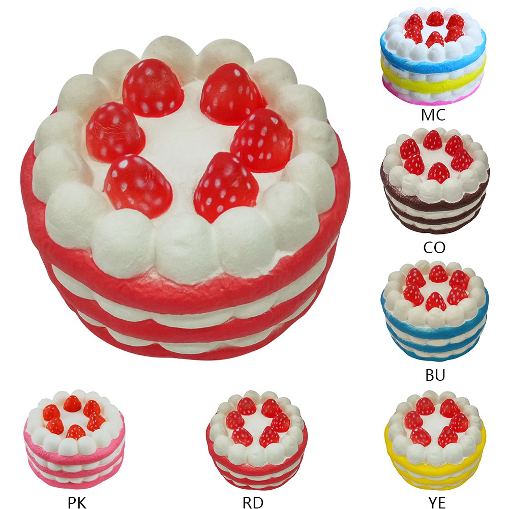 Bayar Di Tempat1PC7CM Jumbo Squishy Ice Cream Cake Scented Super