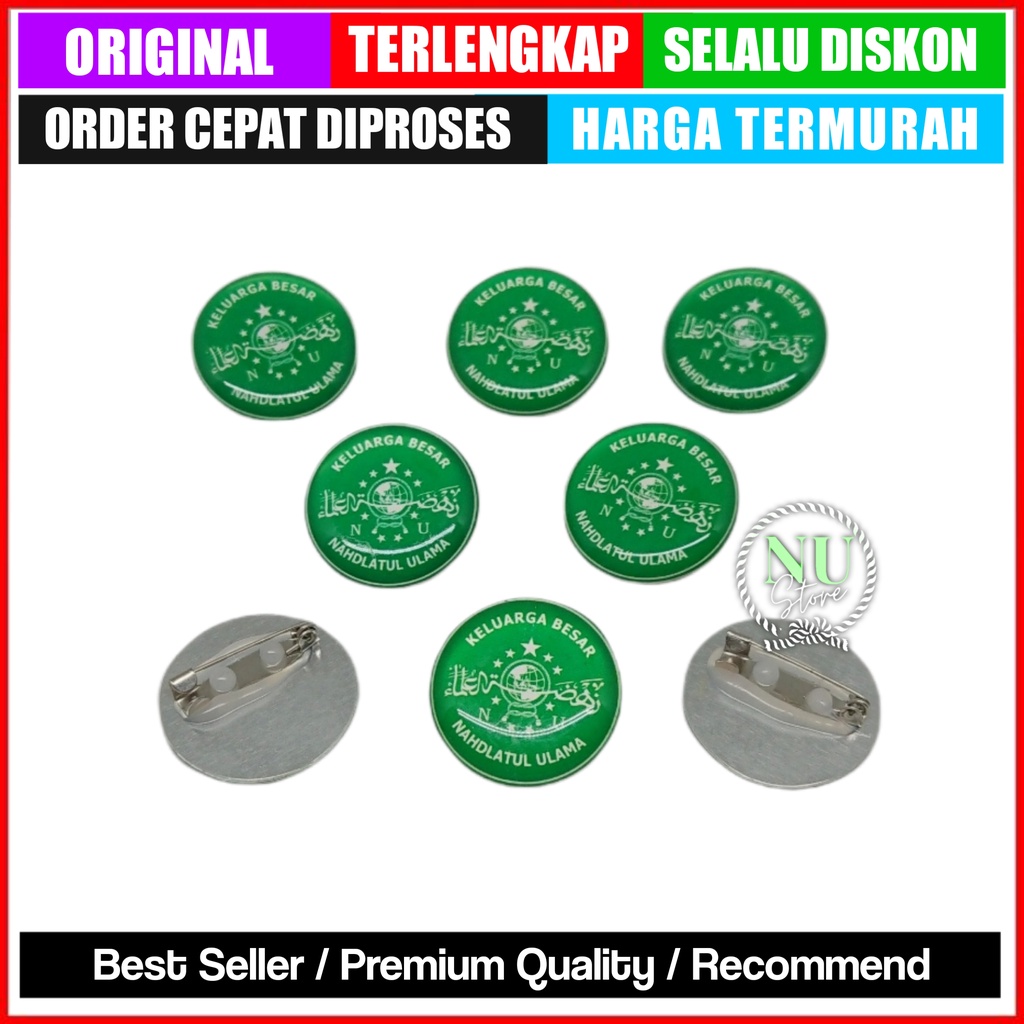 Bros Muslimat NU Resin / Pin Terompah Muslimat NU / Lencana Muslimat NU / Pin Muslimat NU Resin