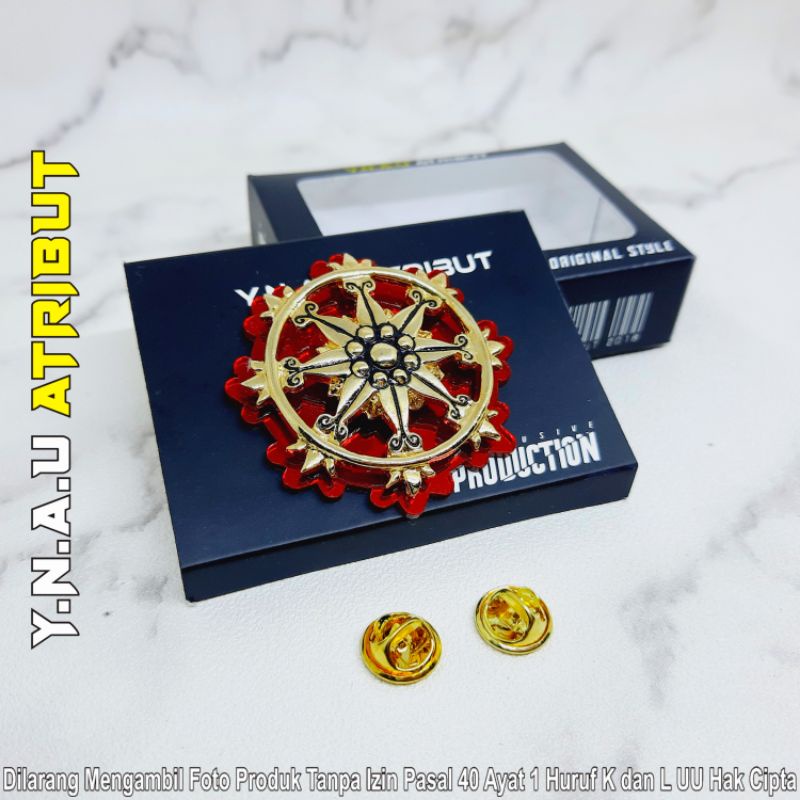 ATRIBUT POLISI PIN CAKRA INTELKAM POLRI