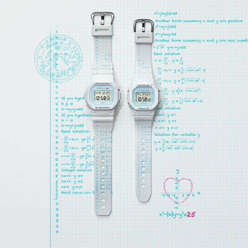 CASIO COUPLE G-SHOCK & BABY-G LOV-21B-7DR / LOV21B-7 LIMITED EDITION