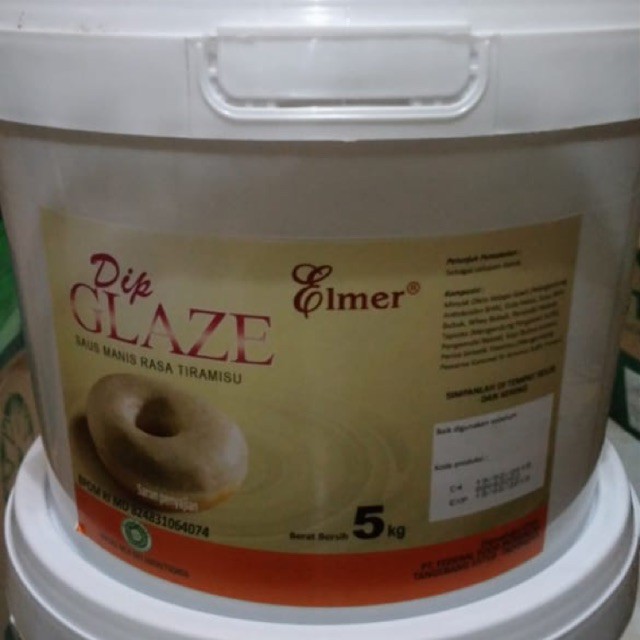 

Topping Elmer Dip Glaze - Topping Donat Tiramisu 500gr