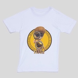 T-Shirt anak TITUS detective gold logo