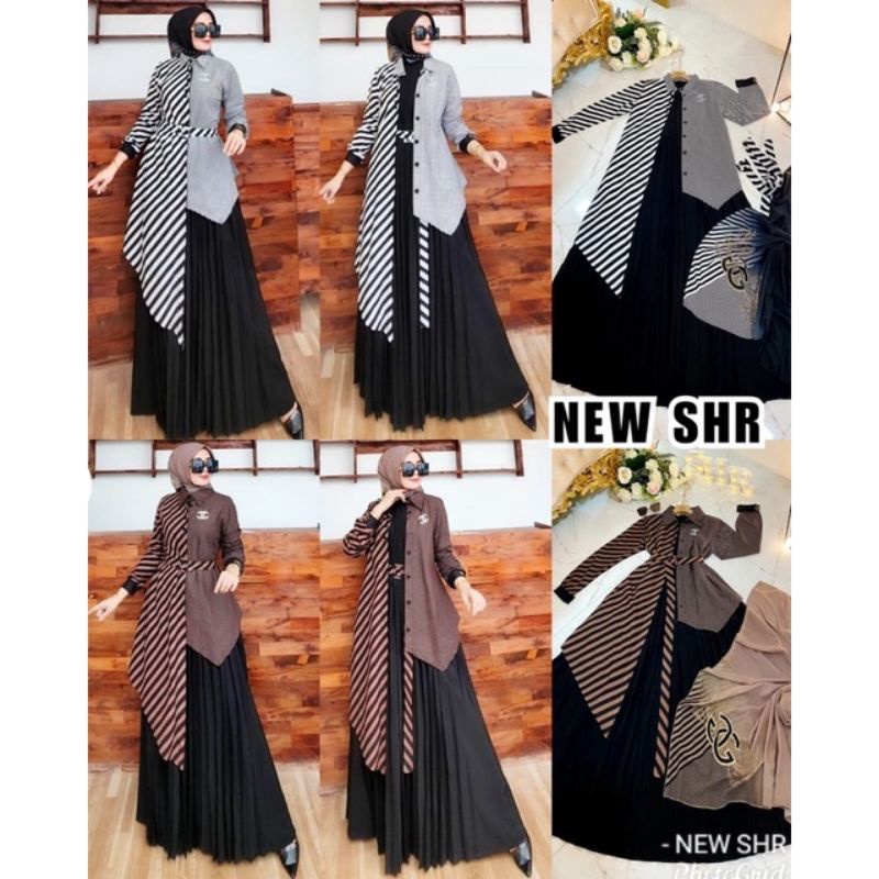 NEW ONE SET LEKMONG&OUTER KATUN LINEN MIX WOLLFIS ORI SHR