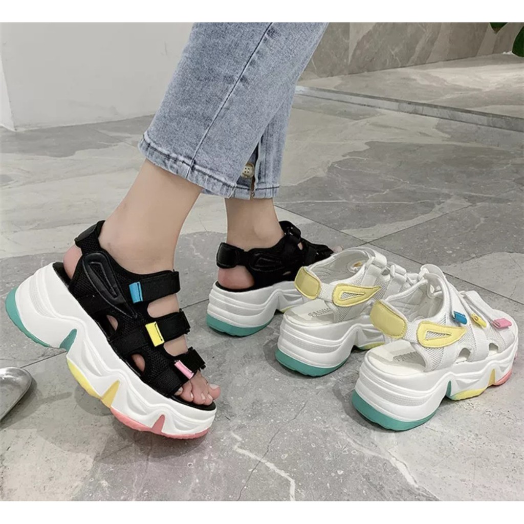 TERMURAH!! Sandal Gunung Tiga Strip Polos WA412