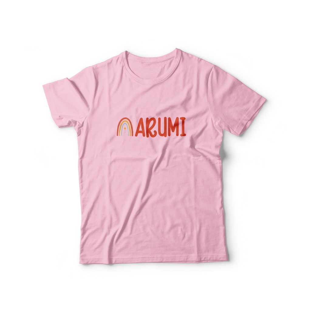 GRATIS SABLON NAMA | KAOS BOHO ANAK PEREMPUAN  2-4TH | ATASAN KATUN COMBED 30s By Ribbedkisd