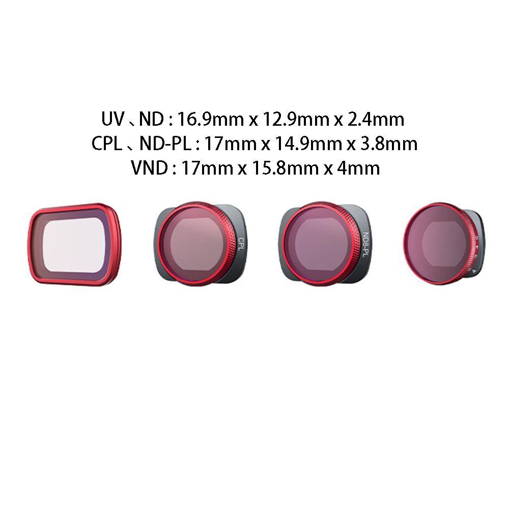 Preva For DJI Pocket 2filter Lensa Kamera Film Pelindung Lensa Optik