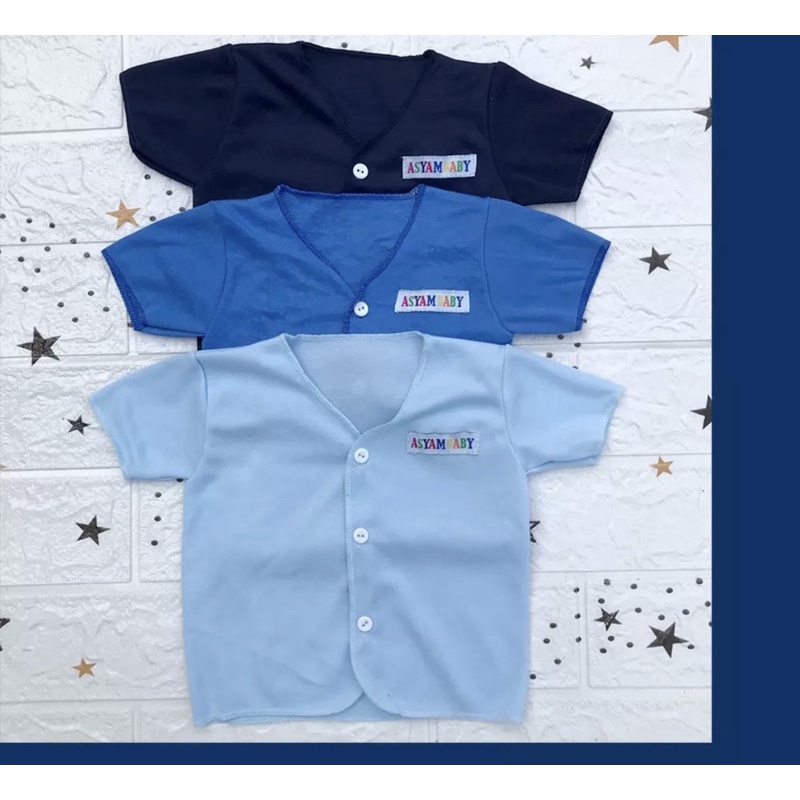 3 PCS Baju Bayi Baju Bayi Baru Lahir Baju Bayi Lengan Pendek Baju Bayi Newborn Hampers Bayi Gift Hadiah Bayi Baru Lahir DNW BABY