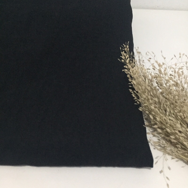 Pashmina Crinkle Premium / MEEDA Pashmina Syari 200x100 cm-Black