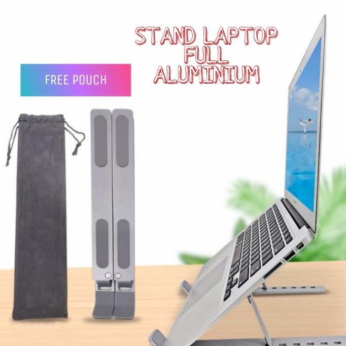Stand Laptop Aluminium / Stand Holder Laptop Promo