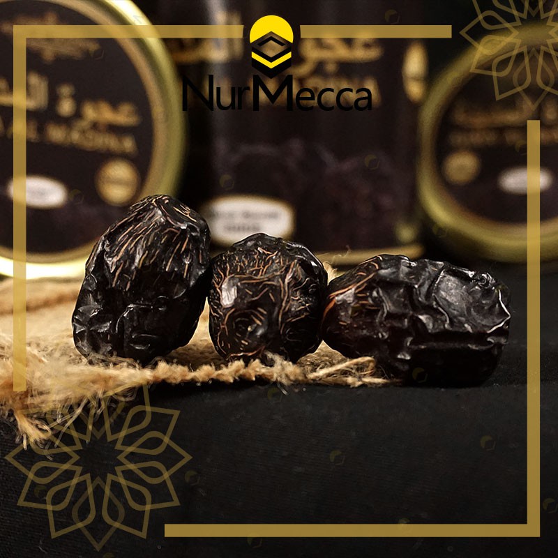 Kurma Ajwa Kaleng 1Kg Ajwa Al Madina Kurma Nabi Madinah Grade A