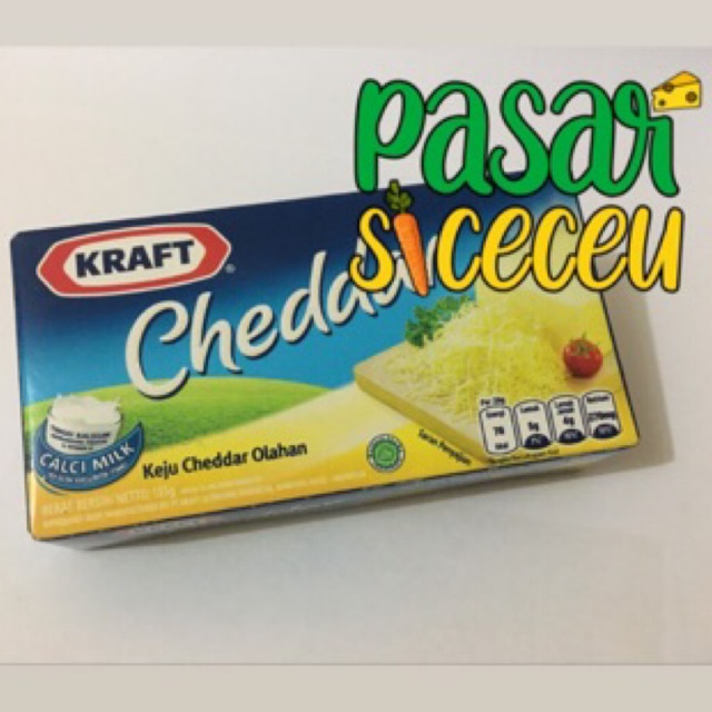 

Keju Kraft Cheddar 165gr