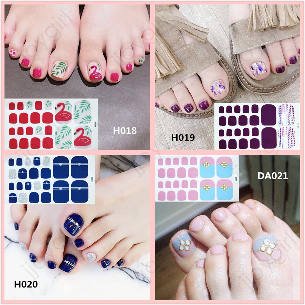 &lt;Jjoygirl&gt;H Nail sticker motif / sticker kuku / stiker kuku / nail stiker glitter / stripes design