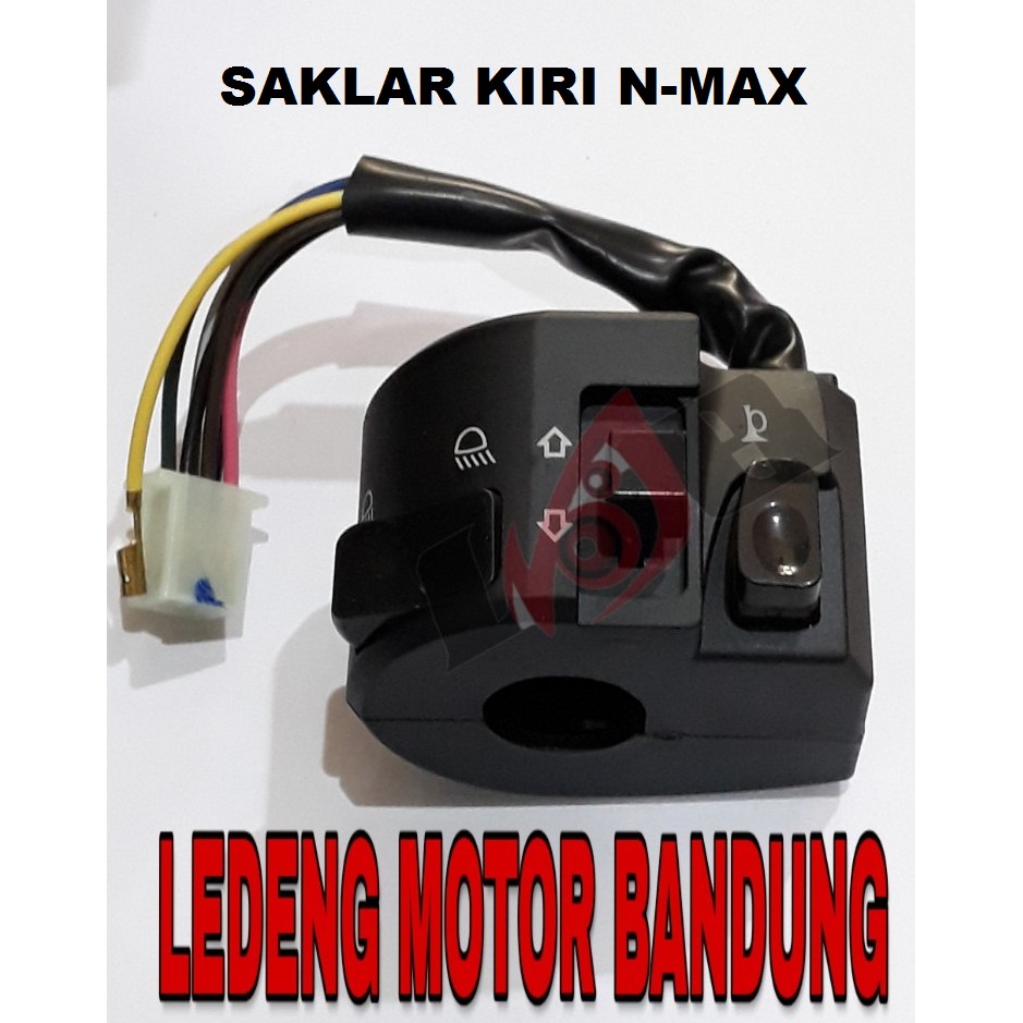 Saklar Kiri Nmax Switch Kabel Tombol Klakson Sen Lampu Dim N-max Lokal