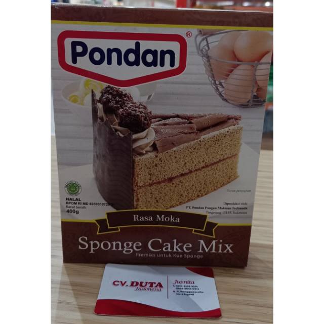 

Pondan Sponge Mocca 400gr