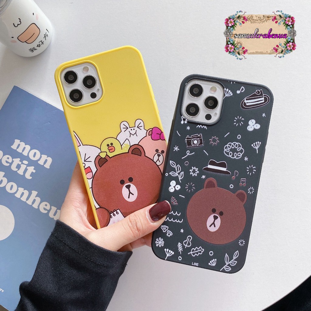 SS015 SOFTCASE BEAR xiaomi redmi note 4 5a prime 5 6 7 8 9 pro 10x 9T POCO M3 SB3127