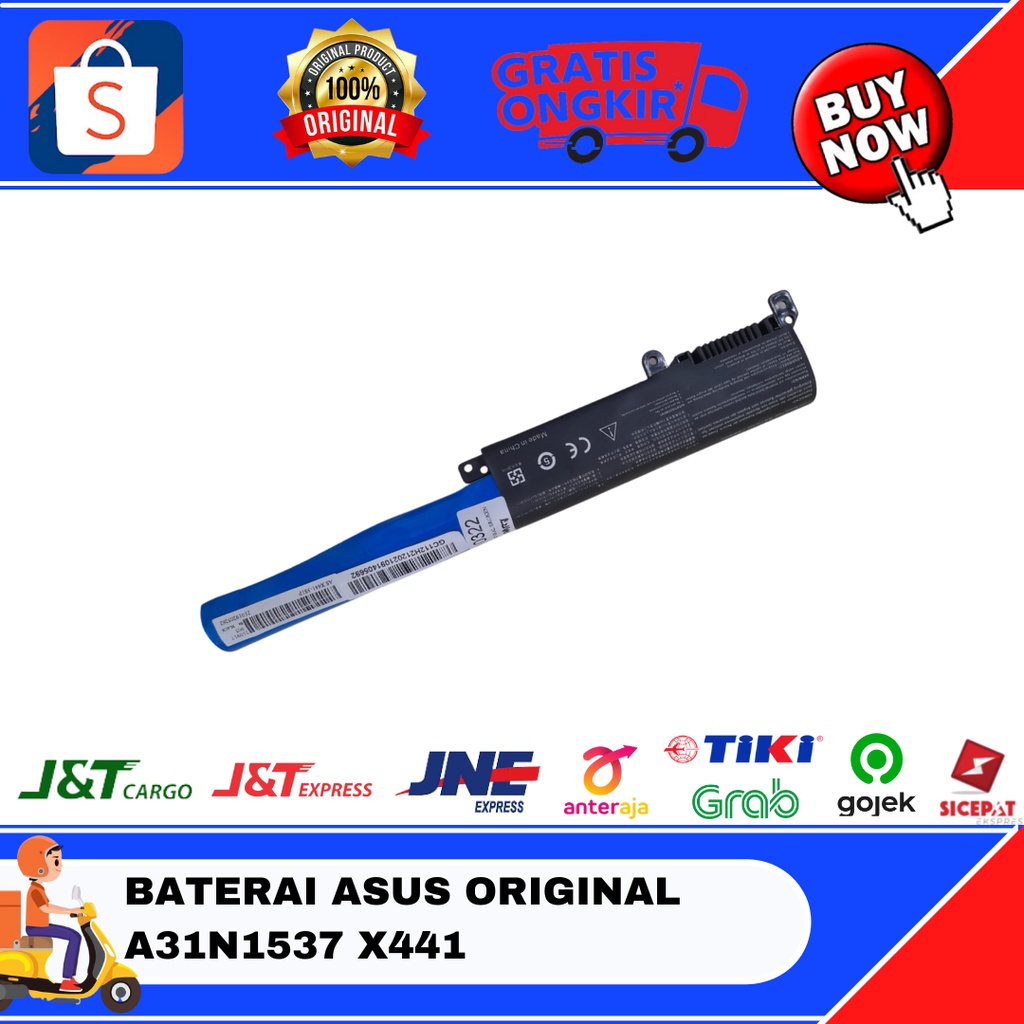 BATERAI ASUS ORIGINAL A31N1537 X441