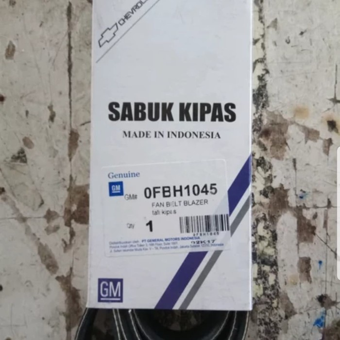 fan belt opel blazer DOHC SOHC GM