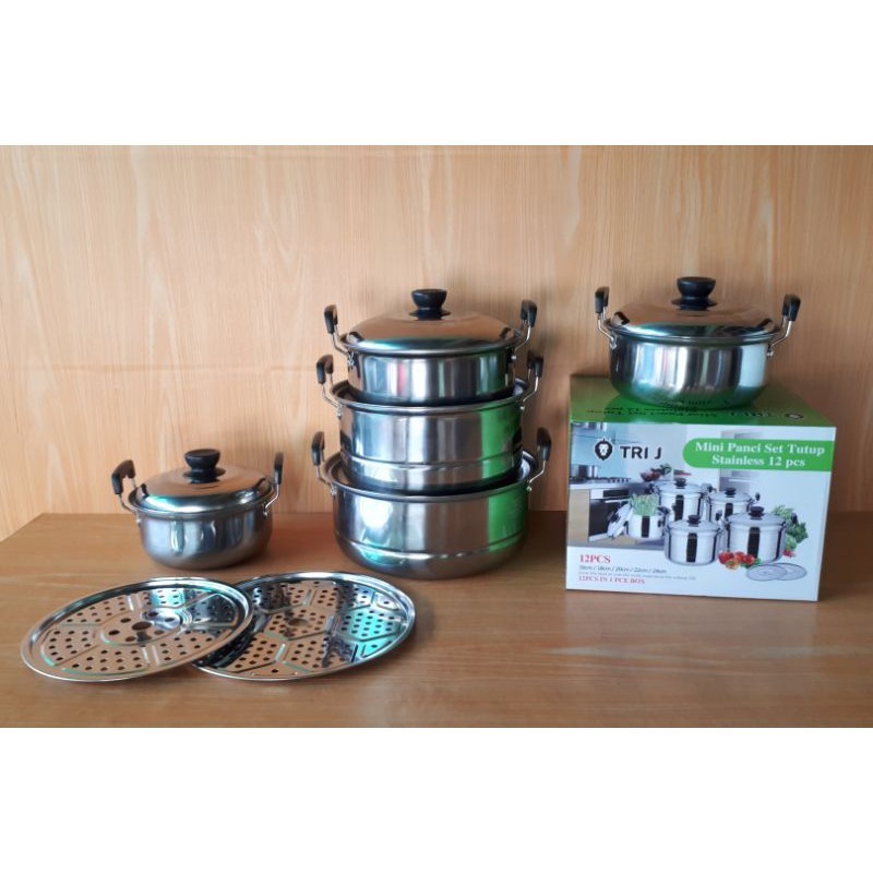Panci Tri J set 12pcs