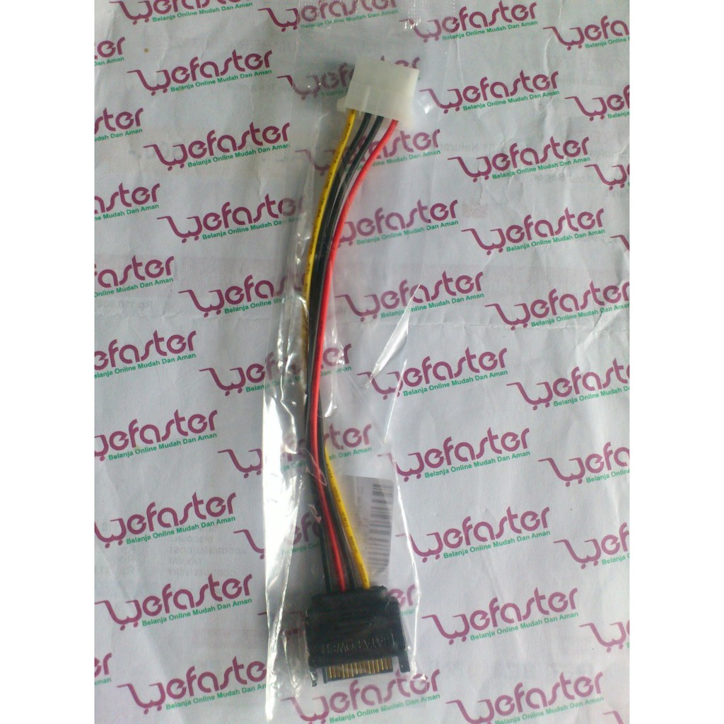 kabel sata power male to molex female