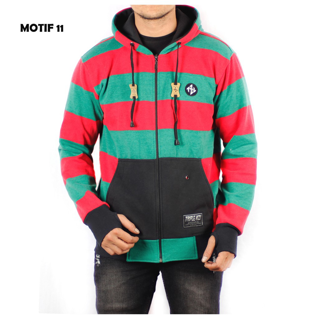 ZURREL JAKET SWEATER HOODIE CATTON DOOR TPHZ MOTIF