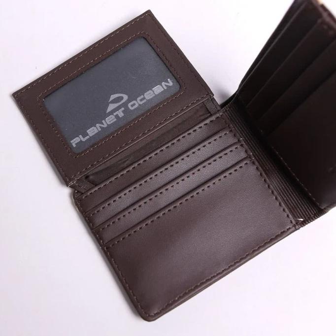 Murah Dompet Planet Ocean Dpo 352180 Lipat Pria Original - Brown Bergaransi