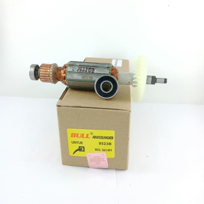 BULL ARMATURE 9523B ANGKER ROTOR GERINDA MAKITA