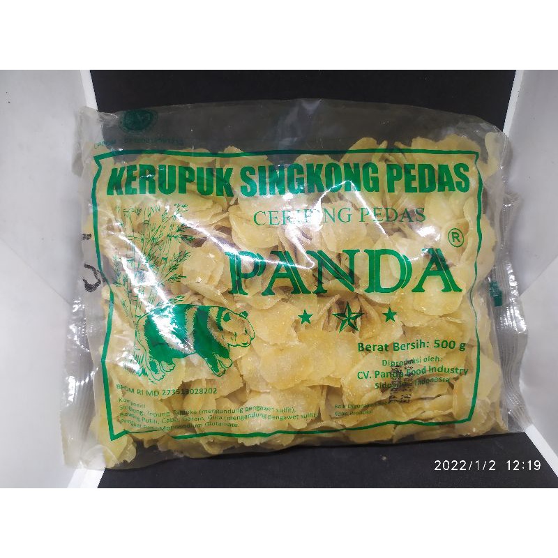 

kerupuk panda 500gram /krupuk singkong pedas