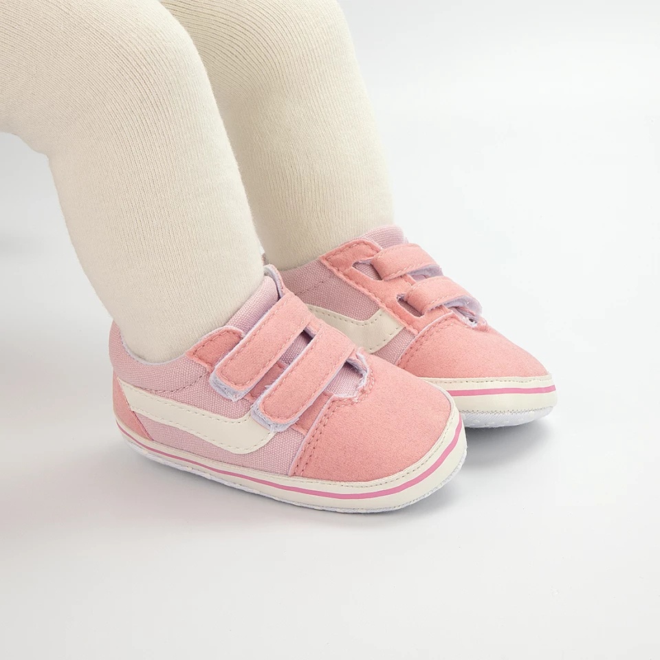 Sepatu Prewalker Bayi Perempuan Umur 0 - 12 Bulan Baby Prewaker Shoes Sepatu Prewalker Bayi Sepatu Sneakers Anak Bayi Perempuan Murah Umur 0 - 14 Bulan, umur 1 Tahun Pink AK 03