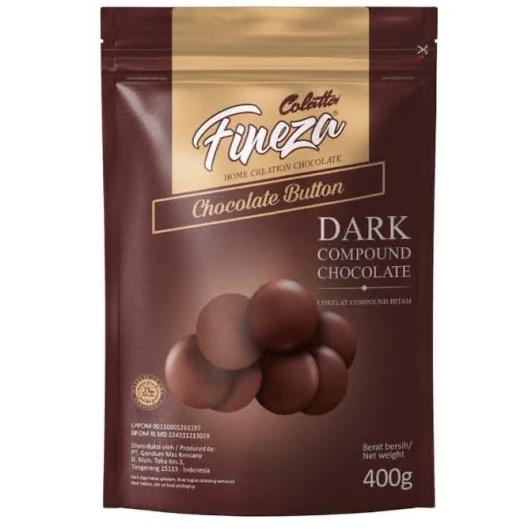 

Collata Fineza DARK Chocolate Button 400gr SALE Kode 1104