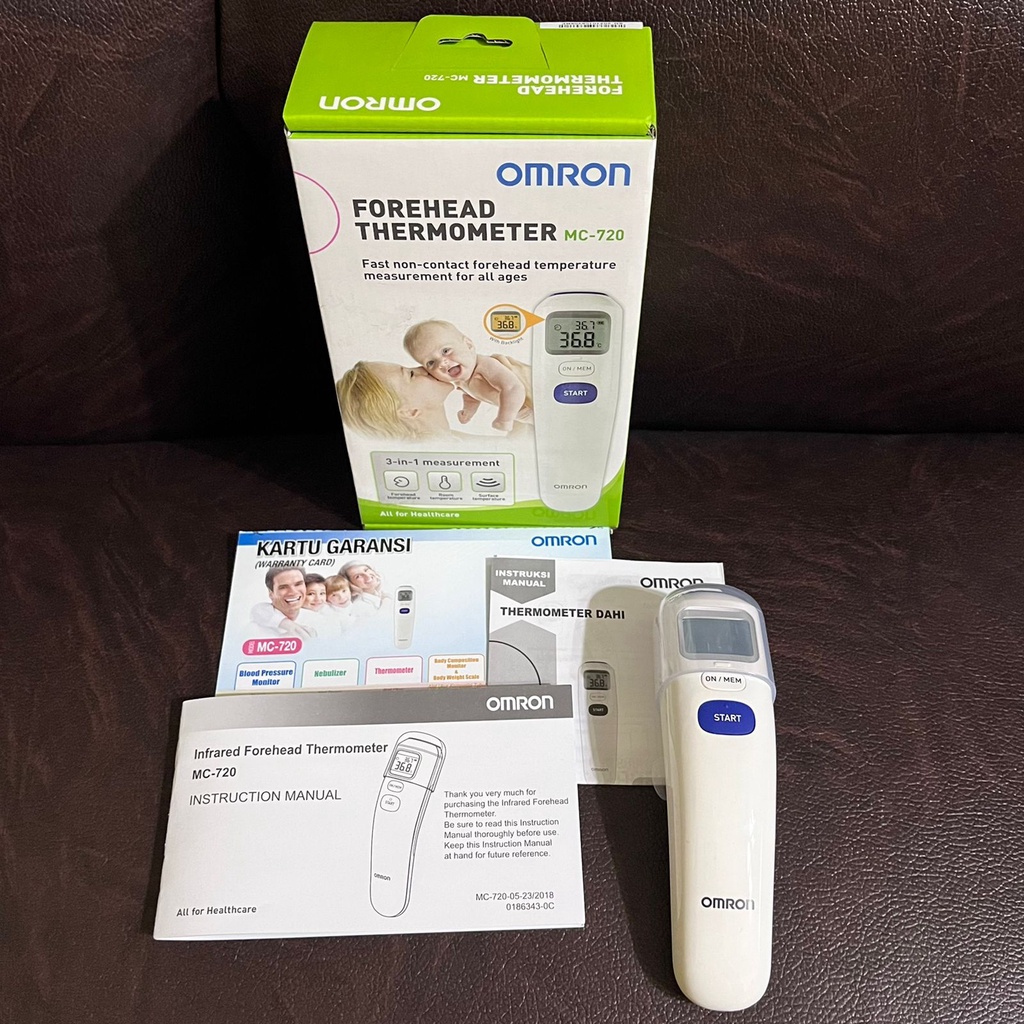 THERMOMETER DAHI OMRON MC 720 / NON CONTACT FOREHEAD THERMOMETER OMRON MC 720