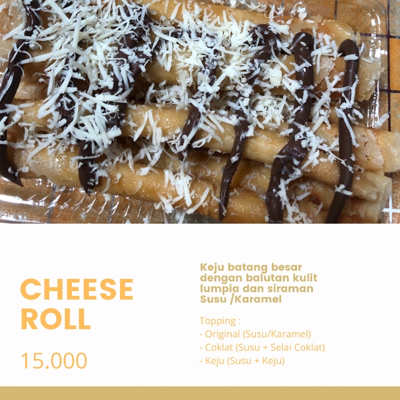 

Cheese roll dan Banana choco lumer