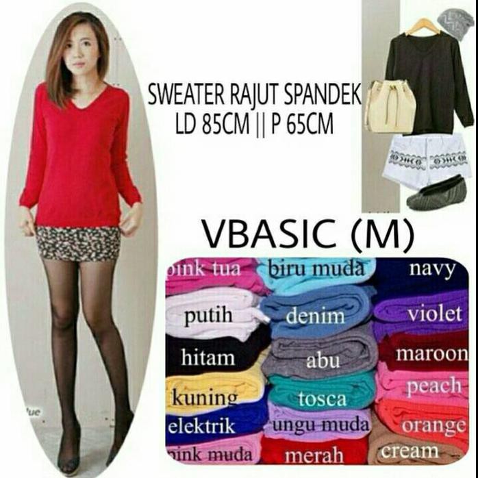 Basic Cardigan V Neck ( Sweater V Neck)