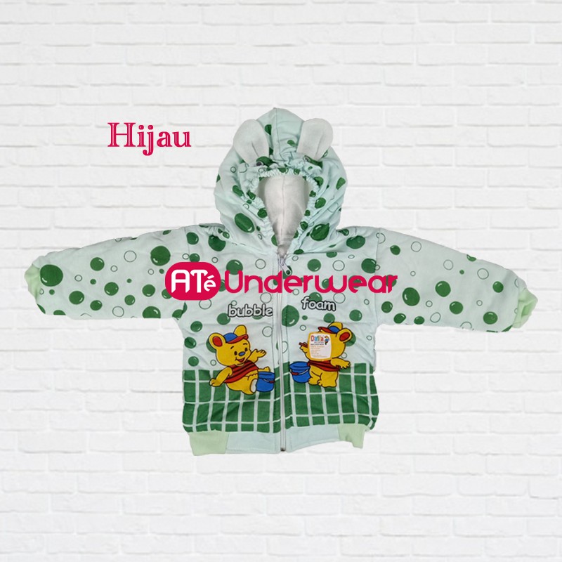 AT125-JAKET HOODIE BAYI ALLSIZE-JAKET TOPI BALITA/MANTEL BALITA/JAKET BAYI