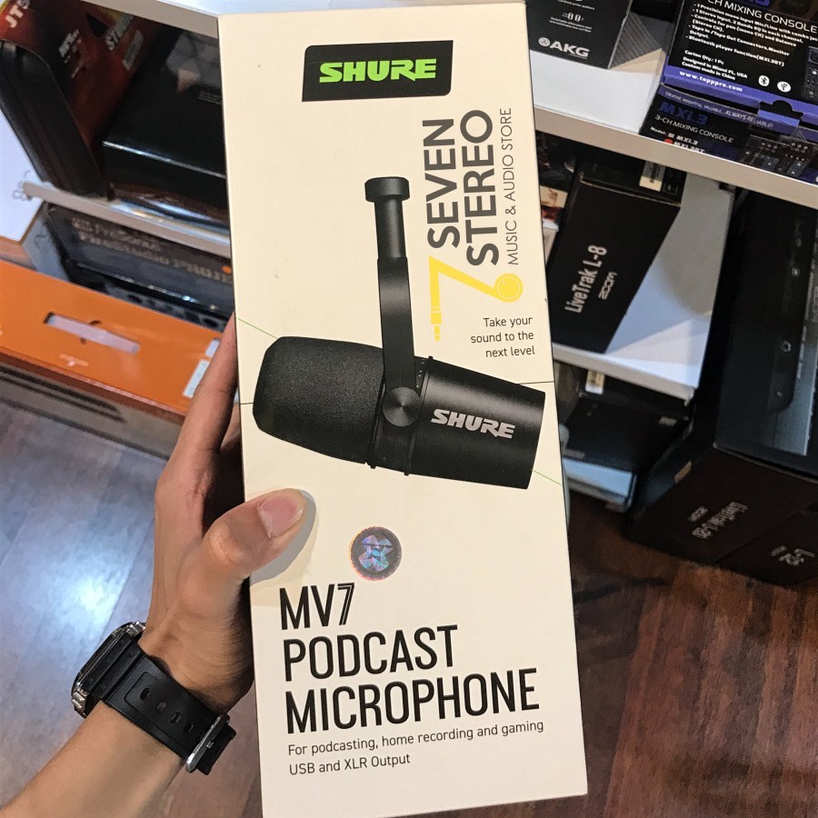 Shure MV-7 MV7 MV 7 Podcast Recording Mic Microphone