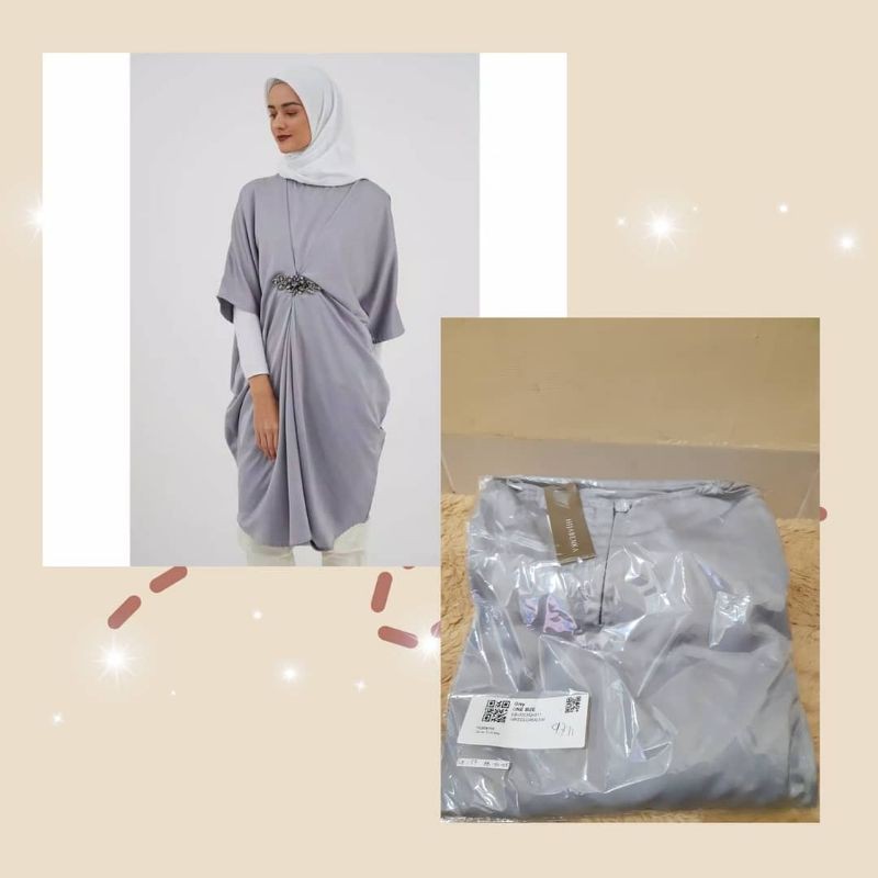 [NEW] Keenar tunik by Hijabenka Atasan Tunik Baju berrybenka