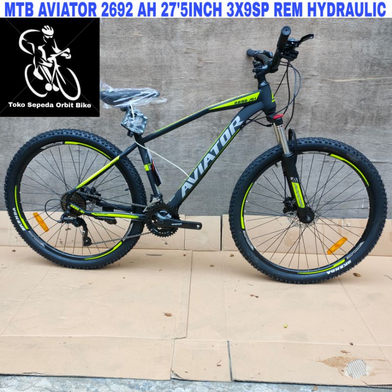 Sepeda Gunung MTB Aviator 2692 AH HD 27'5Inch Rem Hydraulic