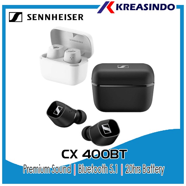 Sennheiser CX400BT CX 400BT TWS True Wireless Earphones Garansi Resmi