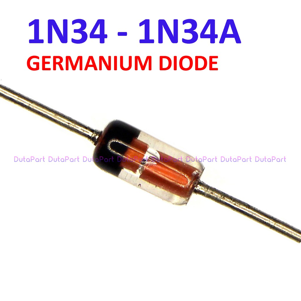 1N34A 1N34 Germanium Point Contact GE Diode Glass Dioda