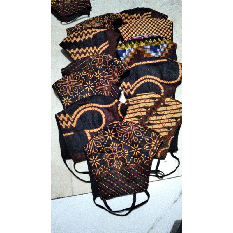  masker  motif batik  Shopee  Indonesia